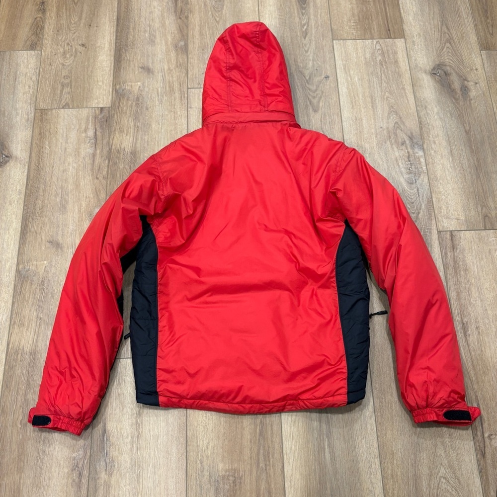 NWT 🌟EMS🌟 VINTAGE MENS HOODED CLIMBING PRIMALOFT JACKET RED/BLACK SZ S - Picture 13 of 13